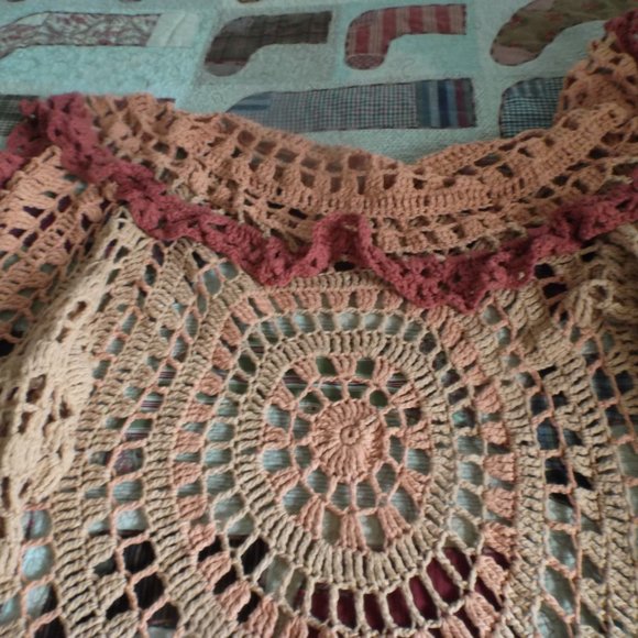 Hand Made Cotton Long Cardigan Boho Inspired - Picture 4 of 6